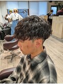 ショートマッシュ×ツイストスパイラルパーマ