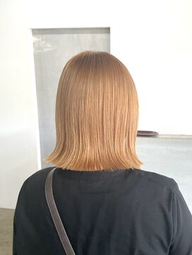 スリー(Three) 【Three萩原/大分/miya】ハイトーン×切りっぱなし