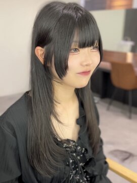 ビューエヒメ(VIEW EHIME) 顔まわり/レイヤーカット/韓国/ロングヘア/ベージュ