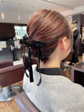 ファム 十日市店(femme) 大人かわいいシニヨンヘア