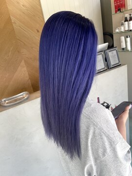 エイト 沖縄豊崎店(EIGHT toyosaki) 【EIGHT 豊崎】お客様スタイル_ブルーバイオレット