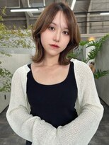 ドロシー 郡山桑野店(Dorothy) 黒髪ボブルフネビージュ小顔ワンレン