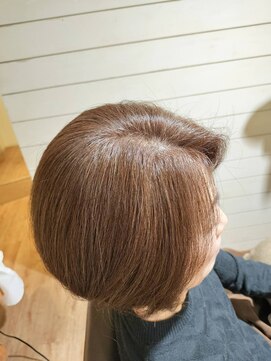 ハチマルハチ エアー 向ヶ丘遊園店(808 air) 白髪ぼかしアッシュベージュ