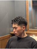 メンズアップバングスタイル