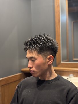 銀座 シノ 本店(shino) メンズアップバングスタイル