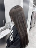 艶感透明感暗髪ダークグレー　アッシュグレー　 名古屋/名駅