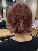 ボブパーマミニボブウルフパーマゆるめパーマドライパーマ