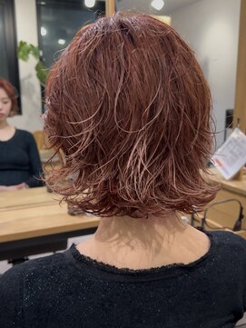 ノラ ギンザ(NORA GINZA) ボブパーマミニボブウルフパーマゆるめパーマドライパーマ