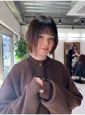 【ADORE横浜】赤み消しブラウン×くびれボブ