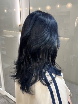 シア 新越谷店(SHEER) ネイビーグレーカラー