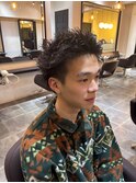 ベリーショート×ソフトツイストパーマ