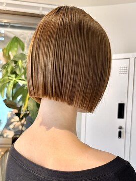 ラフ 立川(Laff) 切りっぱなし/酸性ストレート/ブリーチなしダブルカラー