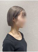 ぱつっと顎ラインボブ