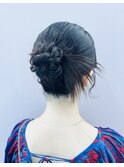 カチモリヘア/韓国風/アップ/タイト/ヘアセット