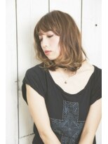 ニコ(NiCO) 【NiCO 八戸】くせ毛風 カール 伸ばしかけ ふわミディ ボブ ♪