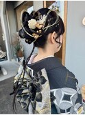 『成人式振袖着付け×ヘアセット』