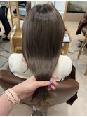 ブリーチあり!オリーブグレージュカラー