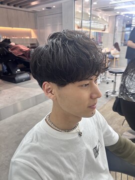 ロンドシエル 横浜(Lond ciel) men's/波巻きツイストスパイラル/フェザーパーマ/サーフカール