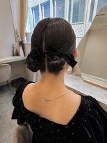 ミラ(Mila) ベロアリボン×タイトなツインアレンジ*