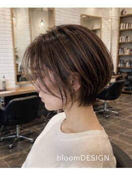 ブルーム 千葉ニュータウン(bloom)の写真/《HOT PEPPER Beauty AWARD 2025 BEST SALON 注目サロン選出》お洒落なショートヘアを実現【小顔カット】