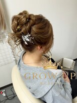 グロウアップビューティー(GLOW UP BEAUTY) お団子ヘア/高めアップ/アップスタイル