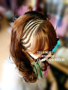 クレイジービッチ(CLAY G BITCH) 【¥500~】仙台 コーンロー カチューシャ風 CORNLOW