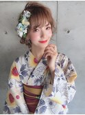 浴衣ヘア