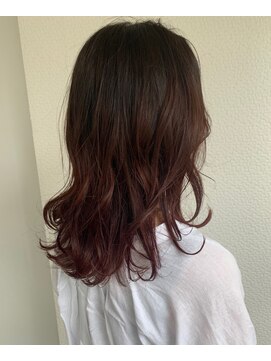 グリー ヘアープロデュース(Gree hair produce) 【Gree小川真由美】グラデーションカラー*ミディアム*