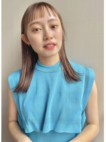 ブラウヘアアンドケア(care)&nbsp;色っぽつやストレート