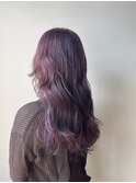 Aimee 町田　ラベンダーアッシュ×ロングウェーブ
