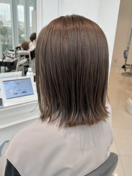 エアー 青山(AIR) 外ハネボブ/オリーブベージュ/20代.30代/air諸見里