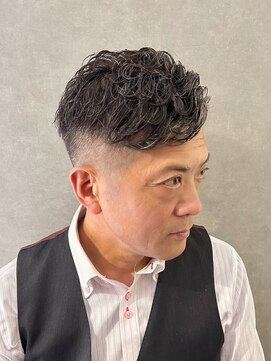 スイ(suiw) ツーブロックベリーショートパーマ【suiw】昭和町/天王寺/阿倍野