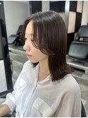 髪質改善/オリーブベージュ/外はねボブ/蒲田/近藤