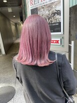ロンドシェリ 仙台(Lond Cheri)&nbsp;ペールピンク　ケアブリーチ　ダブルカラー　髪質改善