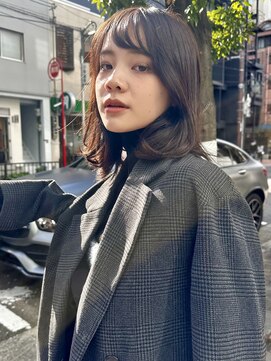 オーシャン(Ocean) ［Ocean Hair&Life 水田］長め☆切りっぱなしスタイル/ボブ