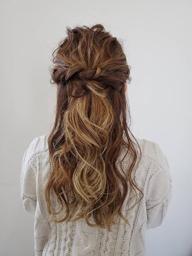 フォーディー(for D) Hair Salon for D ×　ハーフアップ