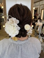 コワファースト 大分(COIFF1RST) 成人式前撮りヘアセット