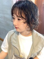 ヘアアンドビューティー クローバー(Hair&Beauty Clover)&nbsp;レイヤーボブ×ゆるふわパーマ