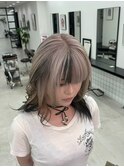 JILL STUDIO ミルクティーアッシュ×逆インナーカラー
