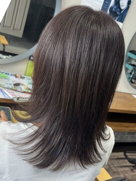 トゥルートラストトロワー 須玉店(True Trust trois) 大人可愛い20代30代40代 レイヤースタイル×ブラウンカラー