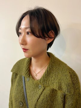 ステアメゾン 大宮(Stir maison) 大人可愛いマッシュショート小顔ショートネビージュ