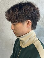 ニアウ 高崎店(Niau)&nbsp;シャドウパーマ韓国風パーマメンズマッシュウルフ群馬高崎眉毛