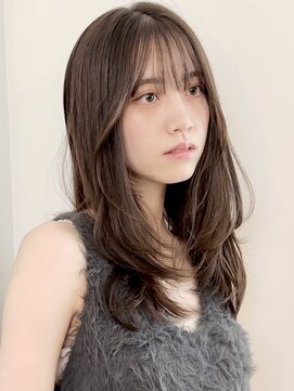 ローネス ギンザ(LONESS ginza) くすみベージュ/マロンベージュ/くびレイヤー/姫カットレイヤー