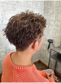 【スパイラルパーマ】波巻きパーマ 波巻きスパイラル