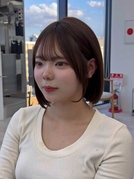 ビューナゴヤ 名駅(VIEW NAGOYA) 前髪カタログ/イメチェンスタイル／ウェーブパーマ/ミディ