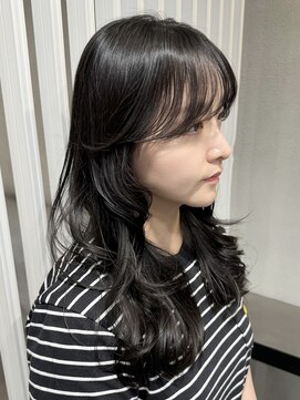 バレットプラス 銀座(VALETTE+) トレンド韓国スタイル ◎レイヤーカットと流れる顔まわり