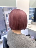 ピンク/ミニボブ