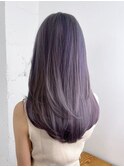 ロング顔周りレイヤー韓国ヘア美髪_ba526071