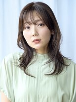 ピークアブー アヴェダ アトレ恵比寿(PEEK-A-BOO AVEDA) レイヤーミディアム/顔まわりレイヤー/くびれミディ/前髪あり