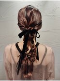 ゆるふわ可愛い★ツイン編み下ろしヘアセット  大宮